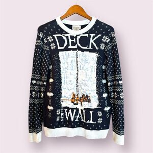 GAME OF THRONES Christmas Ugly Sweater Deck The Wall